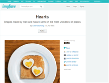 Tablet Screenshot of heart-shaped.imgfave.com