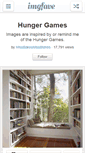 Mobile Screenshot of hungergames.imgfave.com