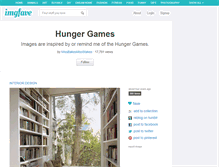 Tablet Screenshot of hungergames.imgfave.com